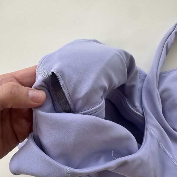 Lululemon Align Tank Top Women's SIZE 6 Lavender Purple Wide Band Wireless - Picture 5 of 7